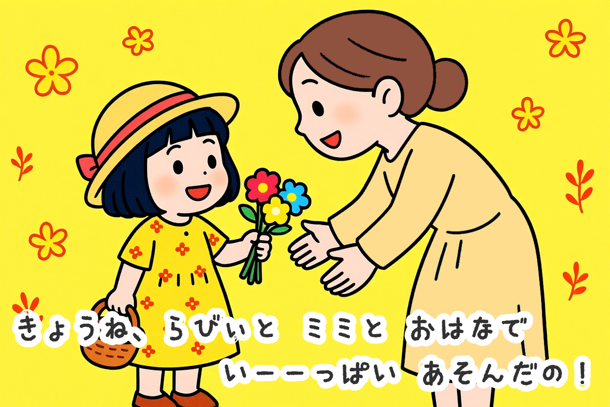 みとちゃんの絵本の11ページ目